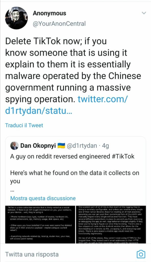 TikTok Anonymus