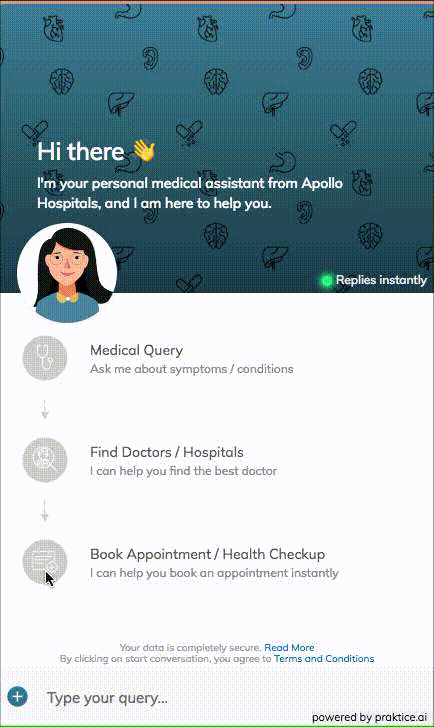 Chatbot Apollo Hospital